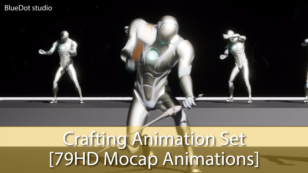 Crafting Animation Set [79HD Mocap Animations] の製品イメージ