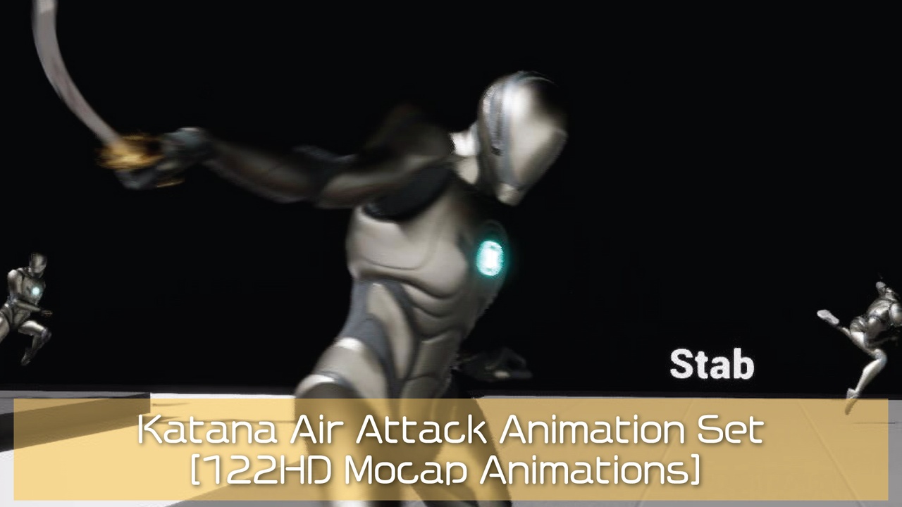 Katana Air Attack [122HD Mocap Animations] の製品イメージ